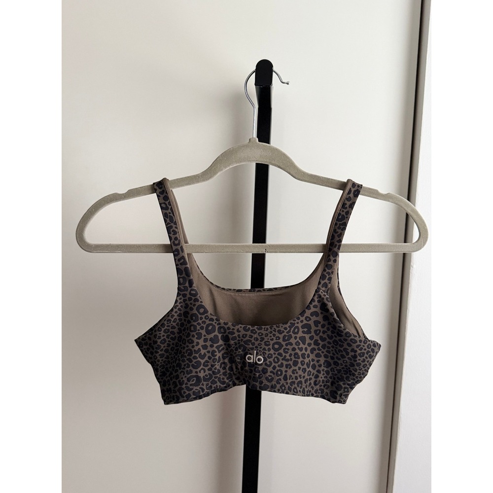 Alo Yoga Vapor Leopard Bra – Size S